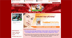 Desktop Screenshot of hwionlineshop.com