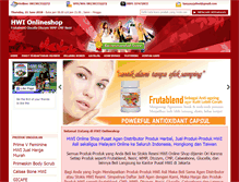 Tablet Screenshot of hwionlineshop.com